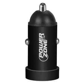PowerZone KL-062CU USB Car Charger, Black