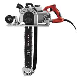 SKILSAW SPT55-11 Carpentry Chainsaw, 15 A, 120 V, 3.3 hp, 14-1/2 in Cutting Capacity, 16 in L Bar/Chain