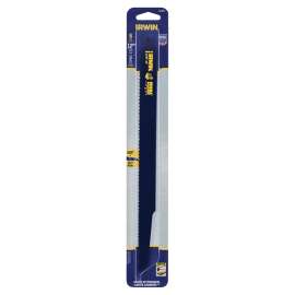 IRWIN 2018875 Reciprocating Saw Blade, 0.865 in W, 12 in L, 6 TPI, HSS Cutting Edge