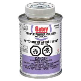 Oatey 31489 Primer/Cleaner, 118 ml, Can, Purple, Liquid