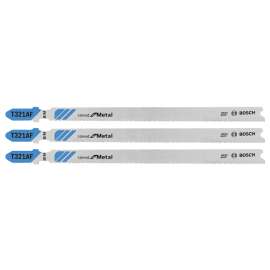 Bosch T321AF3 Jig Saw Blade, 0.3 in W, 5-1/4 in L, 21 TPI