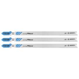 Bosch T321BF3 Jig Saw Blade, 0.3 in W, 5-1/4 in L, 12 TPI
