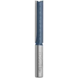Bosch 85252MC Router Bit, 1/2 in Dia Cutter, 2-1/2 in L Cutting, 4-1/2 in OAL, 1/2 in Dia Shank, 2-Cutter, Steel