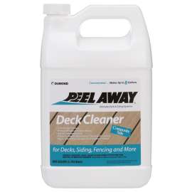 Peel Away 2180 Deck Cleaner, Liquid, Chlorine, Green/Pale Yellow, 1 gal