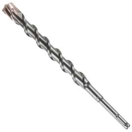 Bosch Bulldog HCFC2224 Rotary Hammer Drill Bit, 3/4 in Dia, 10 in OAL, 2-Flute, 25/64 in Dia Shank, SDS Plus Shank
