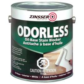ZINSSER 248263 Stain Blocker, White, 3.7 L, Pail