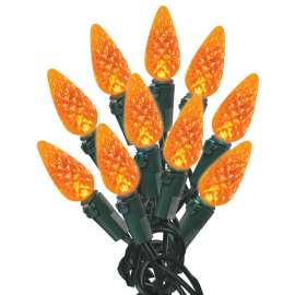 Hometown Holidays W11L1864 Light Set, Halloween, 120 V, 4.8 W, 60-Lamp, Orange Lamp, 25,000 hr Average Life