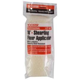 WOOSTER RR412-10 Shearling Floor Applicator, Hardwood Handle