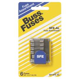 FUSE ASRTMNT LOWAMP 4/6/7.5/9A