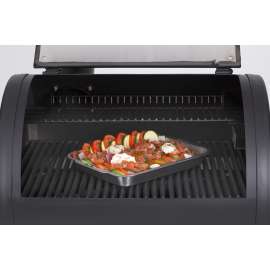 Broil King 63106 Roasting and Drip Pan, Stainless Steel, Silver, 13-1/4 in L, 10.15 in W, 1-1/2 in H, Integrated Handle