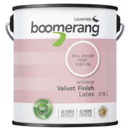 boomerang 5183-28L19 Interior Paint, Eggshell, Millennium Pink, 1 gal