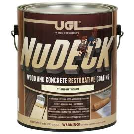 ZAR NuDECK 17513 Restorative Coating, Flat, Medium Tint Base, 116 fl-oz