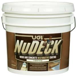ZAR NuDECK 17560 Restorative Coating, Flat, Medium Tint Base, 3.17 gal