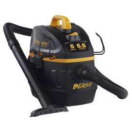 Vacmaster Professional Beast VFB511B 0201 Wet and Dry Vacuum, 5 gal Vacuum, 102 cfm Air, 5.5 hp, 120 V