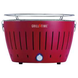 Grill Time TAILGATER GT UPG-R-13 Charcoal Grill, Blazing Red, Steel Body