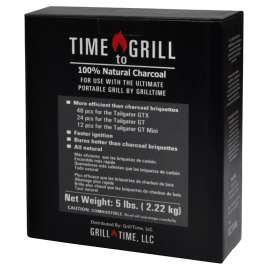 LotusGrill UPG-CB-5 Beech Charcoal, 5 lb Bag Box