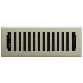 Imperial RG3428 Floor Register, Polystyrene, Satin Nickel