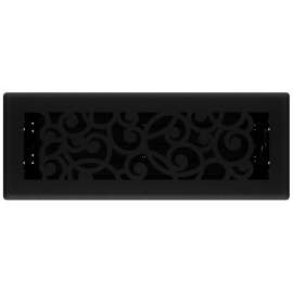 Imperial RG3458 Floor Register, Polystyrene, Black Iron