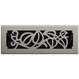 Imperial RG3248-A Floor Register, Polystyrene, Brushed Nickel