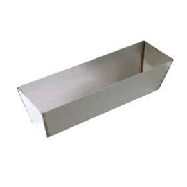 HYDE 09012 Joint Compound Mud Pan, 2-5/8 in L Bottom, 12-1/8 in W Bottom, Stainless Steel