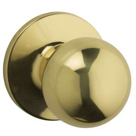 Weiser Regina Series 9SK10000-023 Passage Door Knob, Brass