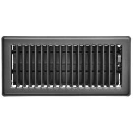 Imperial RG0241 Floor Register, Steel, Slate Gray, Powder-Coated