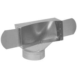 Imperial GV0645 Ceiling Boot, 4 in L, 10 in W, 5 in H, Steel, Galvanized