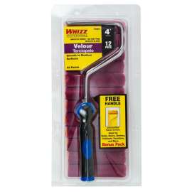 WHIZZ 25003F Mini Roller, Velour Roller