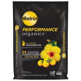 Miracle-Gro Performance Organics 45616301 All-Purpose Container Mix, Solid, 16 qt Bag