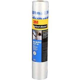 3M Hand-Masker AMF99 Advanced Masking Film, 99 ft L, 99 in W, Plastic Backing