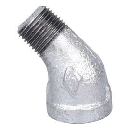 Worldwide Sourcing Pipe Street Elbow, 45 Deg, 3/8 In, Threaded, Steel