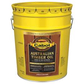 Cabot 3400 Series 140.0003460.008 Timber Oil, Jarrah Brown, Liquid, 5 gal