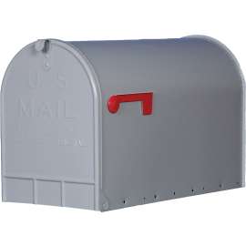 Gibraltar Mailboxes ST200000 Rural Mailbox, 3175 cu-in Capacity, Galvanized Steel, Powder-Coated