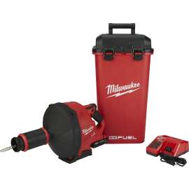 Milwaukee M18 Series 2772A-21 Drain Snake, Electric, 5/16 in Dia Cable, 35 ft L Cable