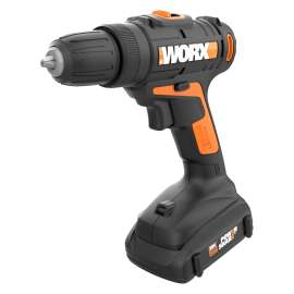 WORX WX101L Drill Driver, 20 V, 3/8 in Chuck, Hex Chuck
