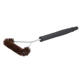 GrillPro 77648 Grill Brush, 17 in L Brush, 6-1/2 in W Brush, Nylon Bristle, Resin Handle