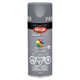 Krylon COLORmaxx K05582007 Primer, Gray, 12 oz