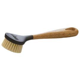 Lodge SCRBRSH Scrub Brush, 10 in OAL, Black/Brown/Natural Handle