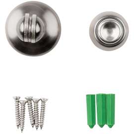 National Hardware N337-162 Magnetic Rigid Door Stop, 3 in Projection, Zinc, Antique Bronze