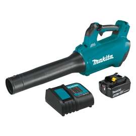 Makita XBU03SM1 Blower Kit, 4 Ah, 18 V Battery, Lithium-Ion Battery, 459 cfm Air, Teal