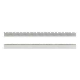 National Hardware N260-122 Apartment Hanger, 150 lb, Aluminum, Mill, 5/16 in Opening, 1/2 in Projection, Screw Mounting