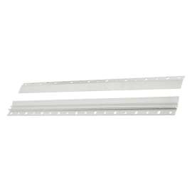 National Hardware N260-144 Heavy-Duty Hanger, 200 lb, Aluminum, Mill, 5/16 in Opening, 1/2 in Projection, Screw Mounting