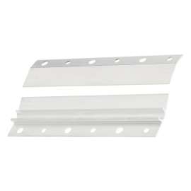 National Hardware N260-146 Heavy-Duty Hanger, 75 lb, Aluminum, Mill, 5/16 in Opening, 1/2 in Projection, Screw Mounting