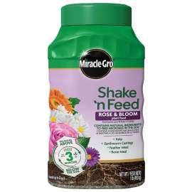 Miracle-Gro Shake 'n Feed 3006806 Plant Food, 1 lb, Solid, 10-18-9 N-P-K Ratio