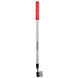 CORONA ComfortGEL GT 3234 Garden Rake, 7.8 in W Head, 7 -Tine, Steel Tine, Stainless Steel Head