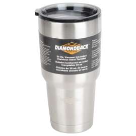 Diamondback BP-Y01O Vacuum Insulated Tumbler, 30 oz Capacity, Stainless Steel, Insulated