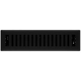Imperial RG3437 Floor Register, Polystyrene, Black Iron