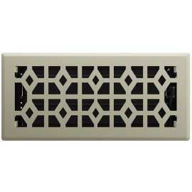 Imperial RG3463 Floor Register, Polystyrene, Satin Nickel