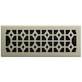 Imperial RG3464 Floor Register, Polystyrene, Satin Nickel