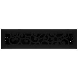 REGISTER FLR BLK IRN 2.25X12IN